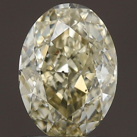 Diament o barwie fantazyjnej szlif owalny, 1.21ct, SI1, Fancy Brownish Greenish Yellow, GIA 7388490761
