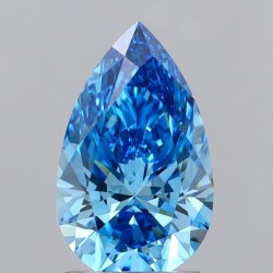 Diament laboratoryjny o barwie fantazyjnej szlif gruszkowy, Blue Fancy_Vivid, 2.05ct, VVS2, Fancy Vivid Blue, IGI LG723589253