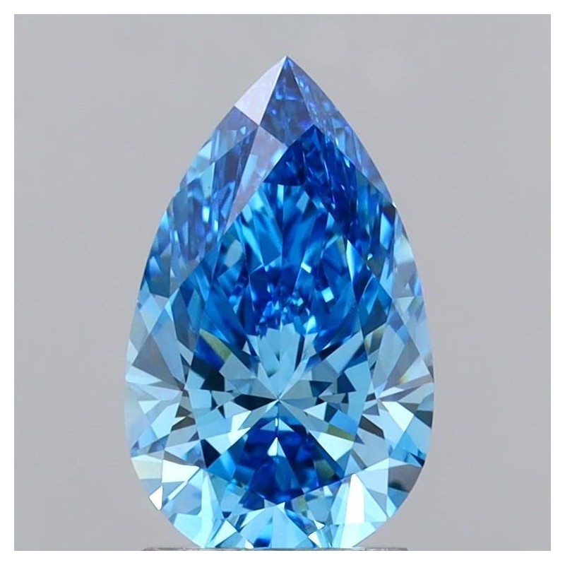 Diament laboratoryjny o barwie fantazyjnej szlif gruszkowy, Blue Fancy_Vivid, 2.05ct, VVS2, Fancy Vivid Blue, IGI LG723589253