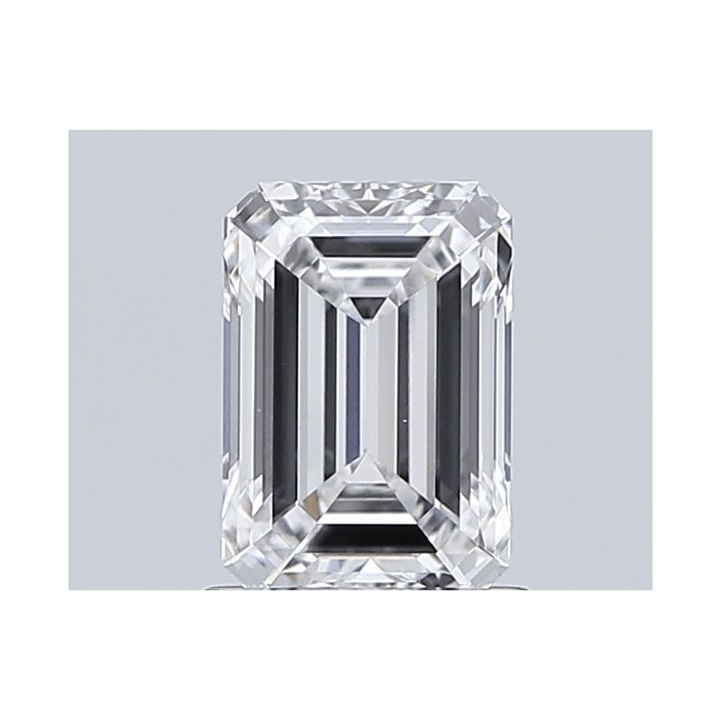 Diament laboratoryjny bezbarwny szlif szmaragdowy, 1.42ct, VVS2, E, IGI LG651444560