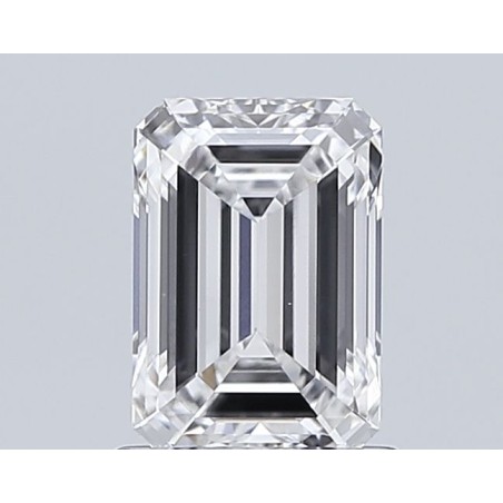 Diament laboratoryjny bezbarwny szlif szmaragdowy, 1.42ct, VVS2, E, IGI LG651444560