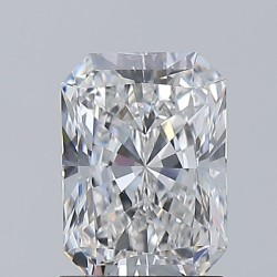 Diament laboratoryjny bezbarwny radiant, 1.57ct, VVS2, D, IGI LG750534205
