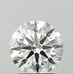 Diament laboratoryjny bezbarwny szlif okrągły, 2.1ct, VVS2, F, IGI LG746544586