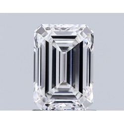 Diament laboratoryjny bezbarwny szlif szmaragdowy, 1.54ct, VVS1, D, IGI LG710509403