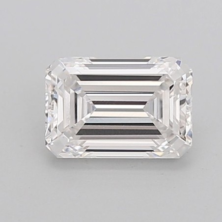 Diament laboratoryjny bezbarwny szlif szmaragdowy, 1.52ct, VVS1, E, IGI LG710504728