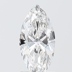 Diament laboratoryjny bezbarwny markiza, 1.1ct, VVS2, D, IGI LG748501489
