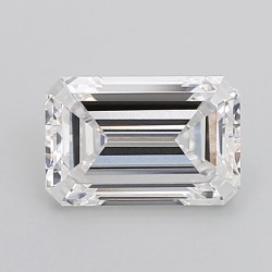 Diament laboratoryjny bezbarwny szlif szmaragdowy, 2.57ct, VVS2, D, IGI LG724574214