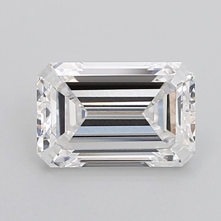 Diament laboratoryjny bezbarwny szlif szmaragdowy, 2.57ct, VVS2, D, IGI LG724574214