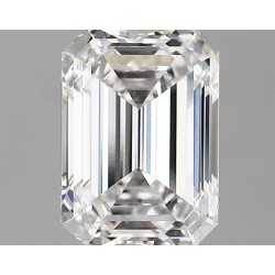 Diament laboratoryjny bezbarwny szlif szmaragdowy, 1.76ct, VVS2, D, IGI LG750573116