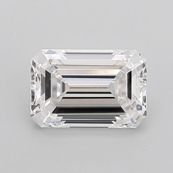 Diament laboratoryjny bezbarwny szlif szmaragdowy, 2.55ct, VVS2, D, IGI LG728529740