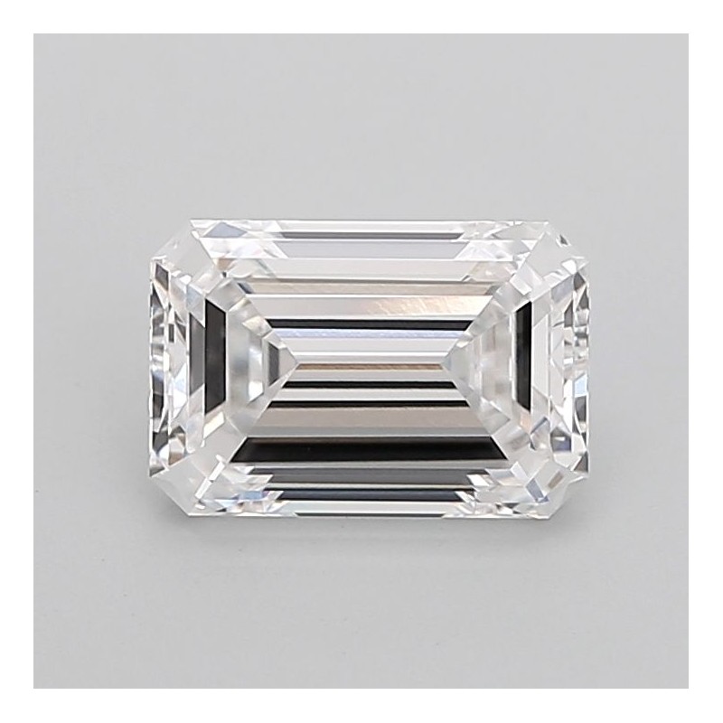 Diament laboratoryjny bezbarwny szlif szmaragdowy, 2.55ct, VVS2, D, IGI LG728529740