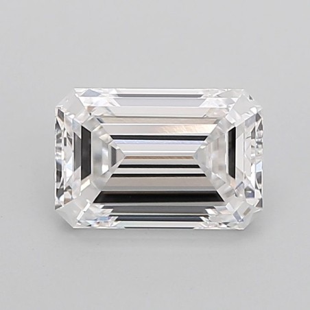 Diament laboratoryjny bezbarwny szlif szmaragdowy, 2.55ct, VVS2, D, IGI LG728529740