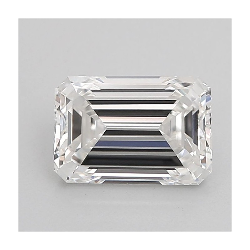 Diament laboratoryjny bezbarwny szlif szmaragdowy, 1.53ct, VVS2, E, IGI LG724571245