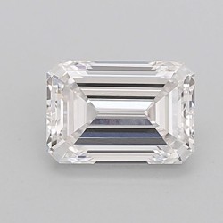 Diament laboratoryjny bezbarwny szlif szmaragdowy, 1.53ct, VVS1, F, IGI LG710504722