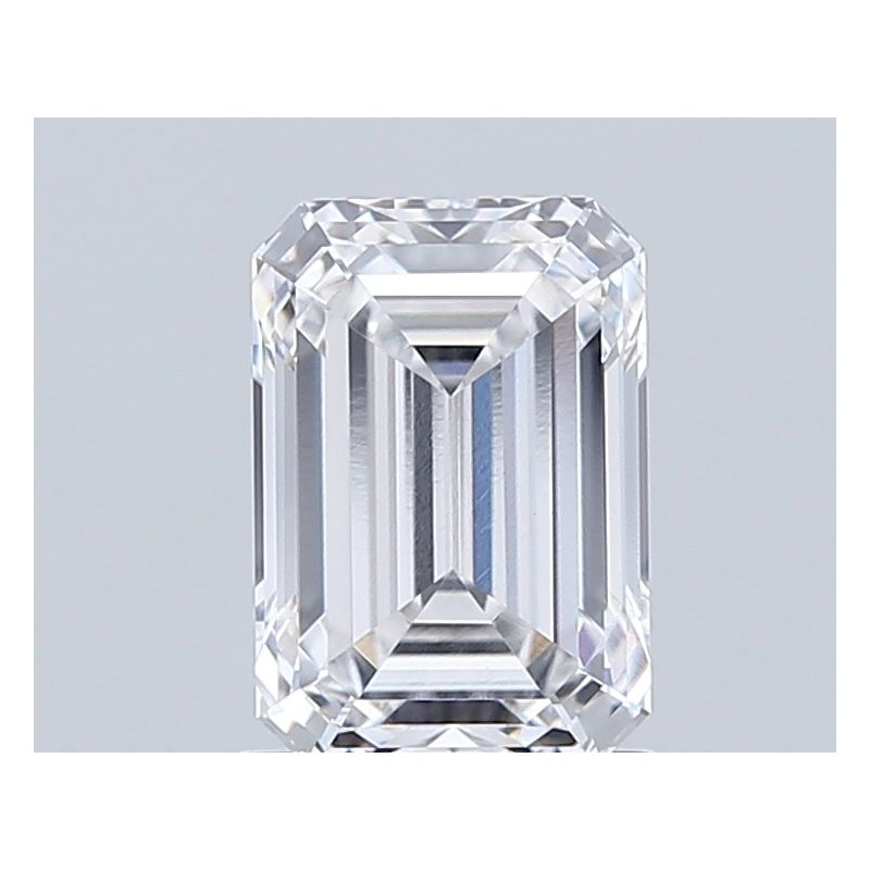 Diament laboratoryjny bezbarwny szlif szmaragdowy, 1.54ct, VVS2, F, IGI LG677502218