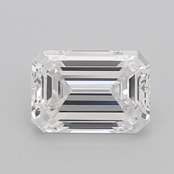 Diament laboratoryjny bezbarwny szlif szmaragdowy, 1.54ct, VVS1, D, IGI LG715567939