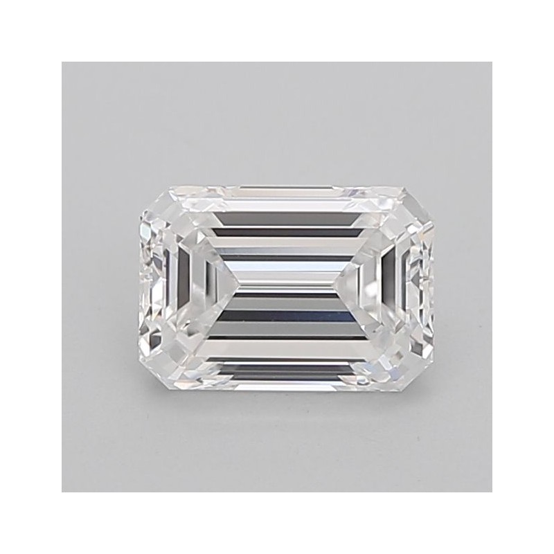 Diament laboratoryjny bezbarwny szlif szmaragdowy, 1.54ct, VVS1, D, IGI LG715567939