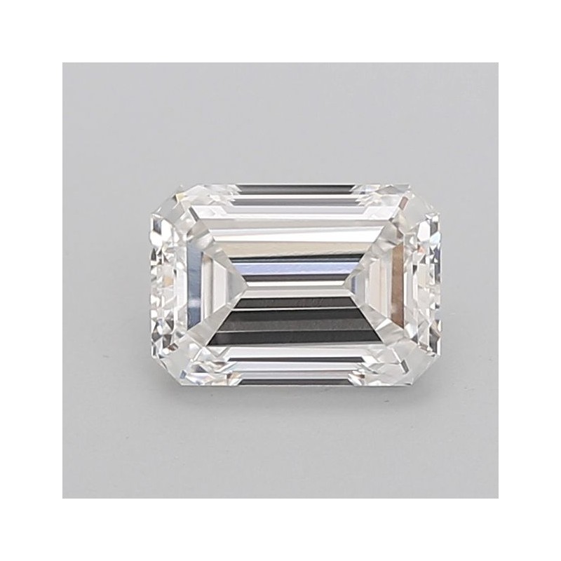 Diament laboratoryjny bezbarwny szlif szmaragdowy, 1.51ct, VVS2, F, IGI LG710504729