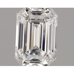 Diament laboratoryjny bezbarwny szlif szmaragdowy, 1.61ct, VVS2, D, IGI LG750554734