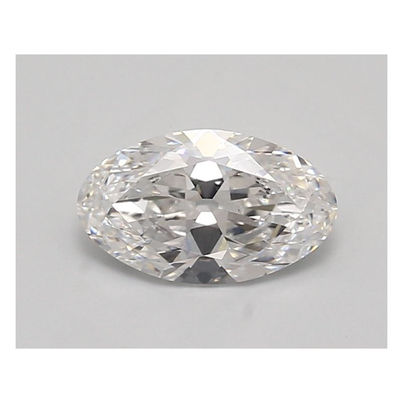 Diament laboratoryjny bezbarwny szlif owalny, 1.61ct, VVS2, E, IGI LG750598704