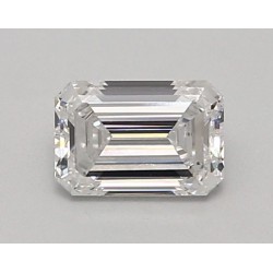 Diament laboratoryjny bezbarwny szlif szmaragdowy, 0.97ct, VVS2, D, IGI LG750554259