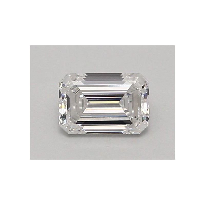 Diament laboratoryjny bezbarwny szlif szmaragdowy, 0.97ct, VVS2, D, IGI LG750554259