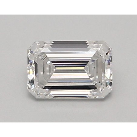 Diament laboratoryjny bezbarwny szlif szmaragdowy, 0.97ct, VVS2, D, IGI LG750554259