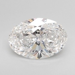 Diament laboratoryjny bezbarwny szlif owalny, 2ct, VVS2, D, IGI LG751502605