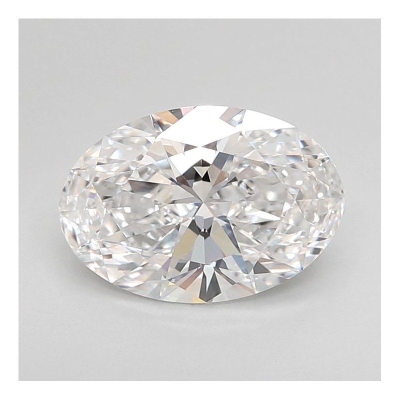 Diament laboratoryjny bezbarwny szlif owalny, 2ct, VVS2, D, IGI LG751502605