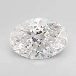 Diament laboratoryjny bezbarwny szlif owalny, 2.04ct, VVS2, D, IGI LG751509293