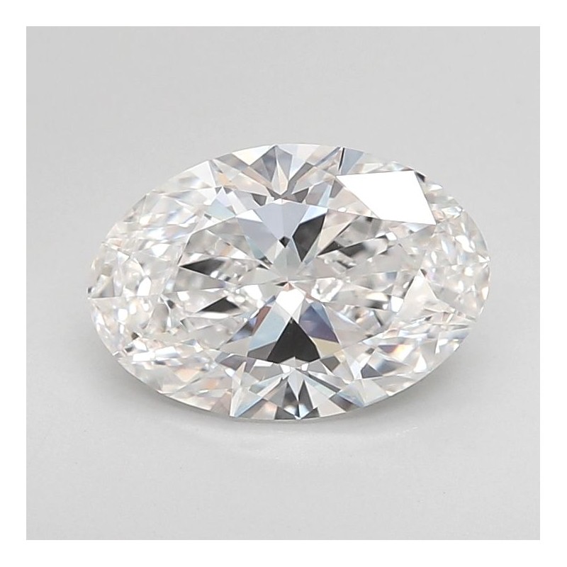 Diament laboratoryjny bezbarwny szlif owalny, 2ct, VVS2, D, IGI LG751509273