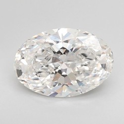 Diament laboratoryjny bezbarwny szlif owalny, 2.25ct, VVS2, E, IGI LG751509292
