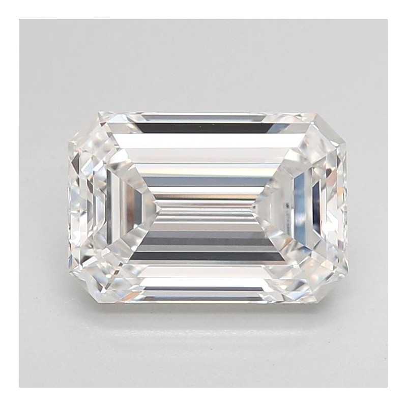 Diament laboratoryjny bezbarwny szlif szmaragdowy, 2.26ct, VVS2, E, IGI LG741588660