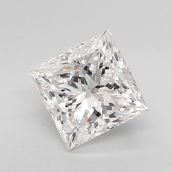 Diament laboratoryjny bezbarwny szlif princess, 2.05ct, VVS2, E, IGI LG726541608