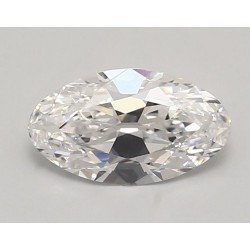 Diament laboratoryjny bezbarwny szlif owalny, 1.8ct, VVS2, D, IGI LG750598709