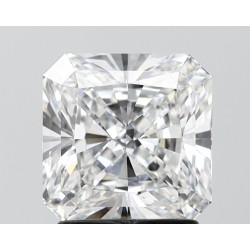 Diament laboratoryjny bezbarwny szlif radiant kwadratowy, 2.06ct, VVS2, E, IGI LG728528228