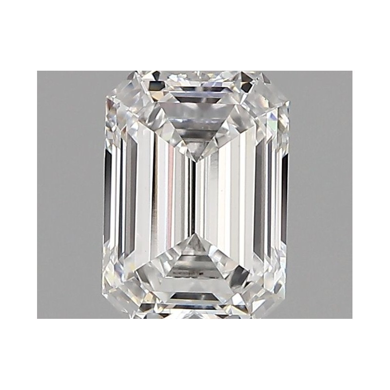 Diament laboratoryjny bezbarwny szlif szmaragdowy, 1.38ct, VVS2, D, IGI LG750508176