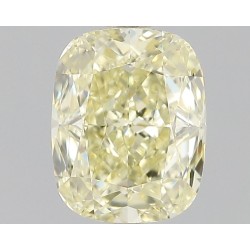 Diament o barwie fantazyjnej szlif poduszkowy modyfikowany, 1.36ct, VVS2, Fancy Yellow, GIA 5231210541