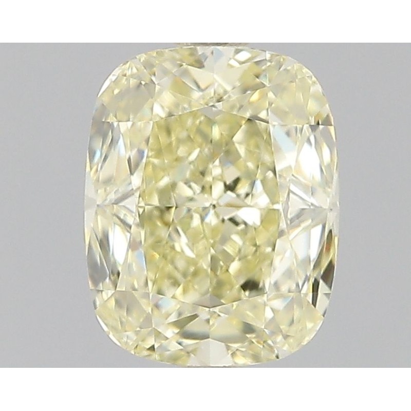 Diament o barwie fantazyjnej szlif poduszkowy modyfikowany, 1.36ct, VVS2, Fancy Yellow, GIA 5231210541