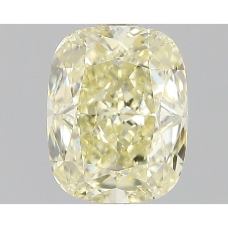 Diament o barwie fantazyjnej szlif poduszkowy modyfikowany, 1.36ct, VVS2, Fancy Yellow, GIA 5231210541