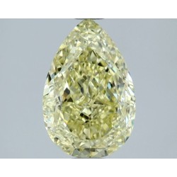 Diament o barwie fantazyjnej szlif gruszkowy, 1.51ct, VS2, Fancy Intense Yellow, GIA 5533222009