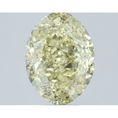 Diament o barwie fantazyjnej szlif owalny, 1.01ct, SI1, Fancy Yellow, GIA 1539410121