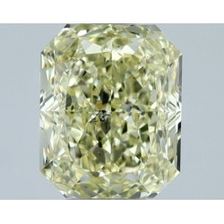 Diament o barwie fantazyjnej radiant, 1ct, SI2, Fancy Yellow, GIA 1538454917