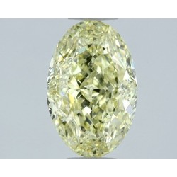 Diament o barwie fantazyjnej szlif owalny, 1.01ct, SI2, Fancy Yellow, GIA 6531454927