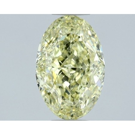 Diament o barwie fantazyjnej szlif owalny, 1.01ct, SI2, Fancy Yellow, GIA 6531454927