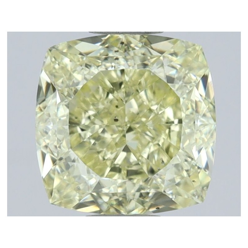 Diament o barwie fantazyjnej szlif poduszkowy modyfikowany, 1.5ct, SI2, Fancy Yellow, GIA 2537193398 Diament o barwie fantazyjnej szlif poduszkowy modyfikowany, 1.5ct, SI2, Fancy Yellow, GIA 2537193398