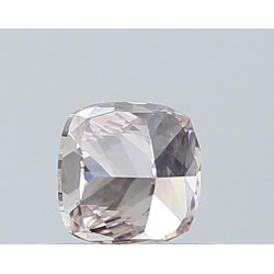 Diament o barwie fantazyjnej szlif poduszkowy modyfikowany, 0.7ct, VS2, Fancy Brownish Pink, GIA 1463717922