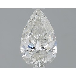 Diament szlif gruszkowy, 1ct, SI2, H, HRD 250000246334