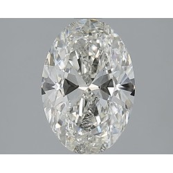 Diament szlif owalny, 2ct, SI2, H, HRD 250000176840