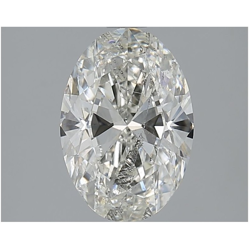 Diament szlif owalny, 2ct, SI2, H, HRD 250000176840